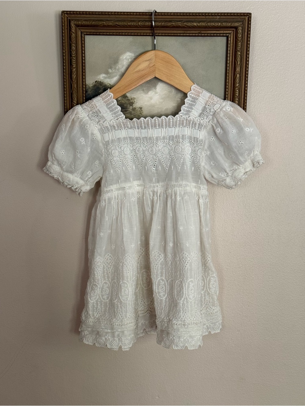 Doen 2T White Kids Dress